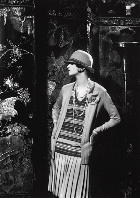 coco chanel in the 1920s.